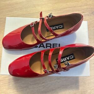 CAREL Ariana leather Mary Jane ballet flats